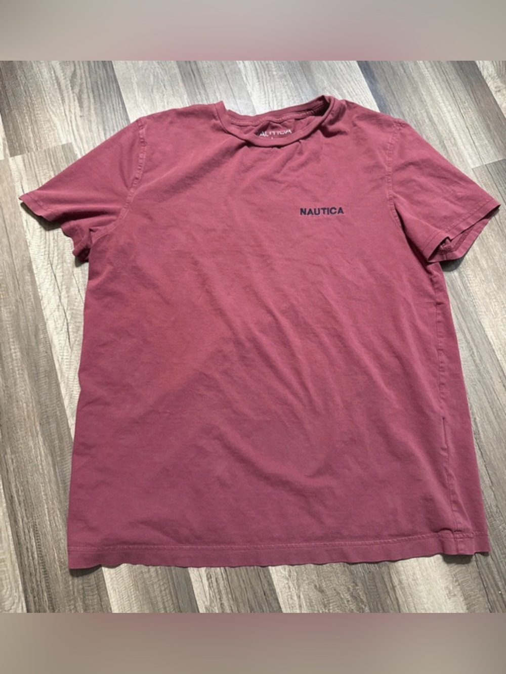 Nautica women’s Crewneck T-Shirt in Dusty Rose size large